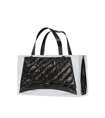 Grocery Bags Creative Parody Hourglass Bag Print Woven Bag Fire All Over Net Fitness Leisure Bag