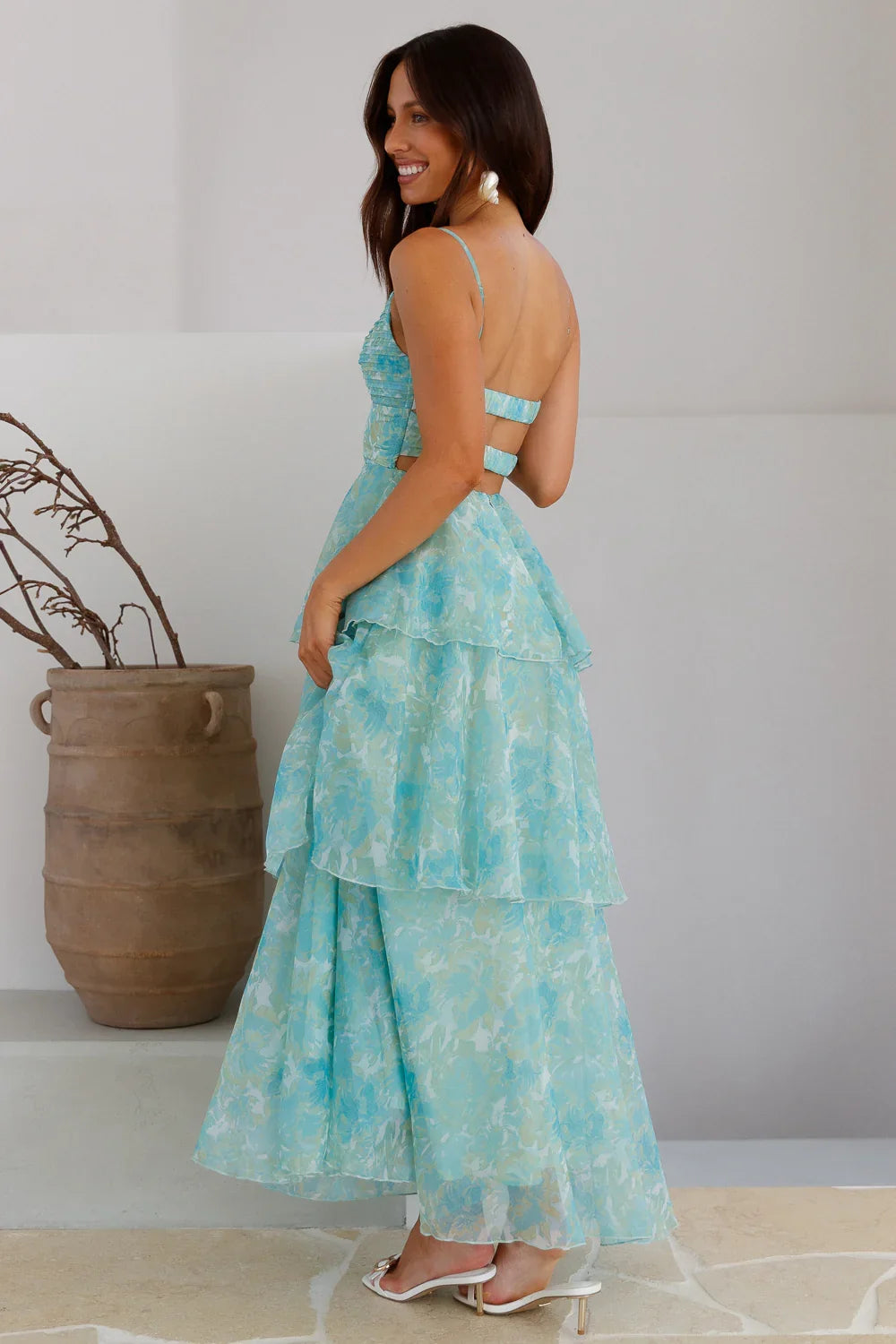 Cascata Maxi Dress Mint
