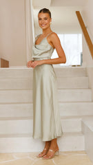 Audrey Maxi Dress - Olive