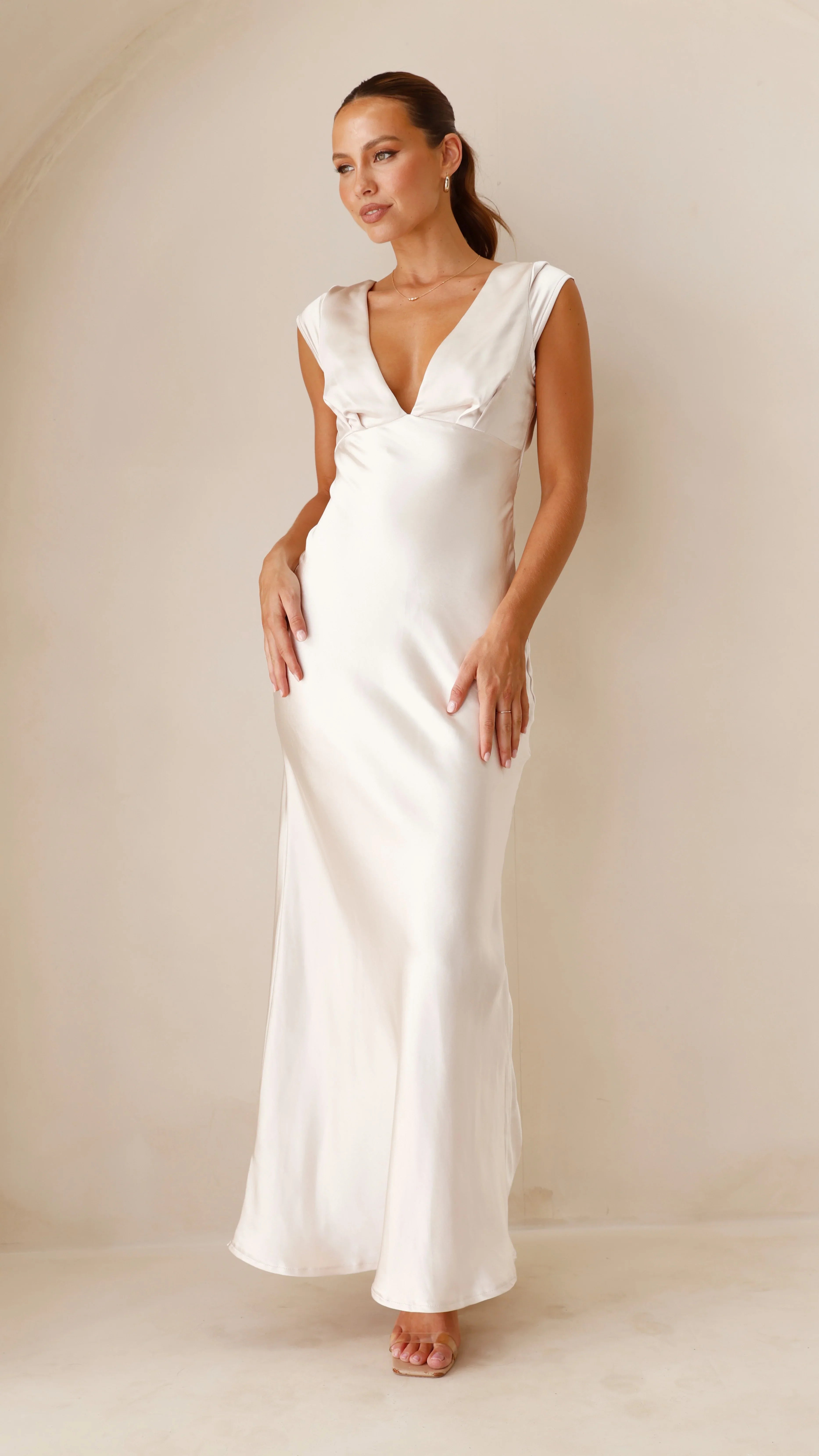 Amelia Maxi Dress - Champagne