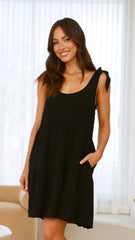 Adina Mini Dress - Black